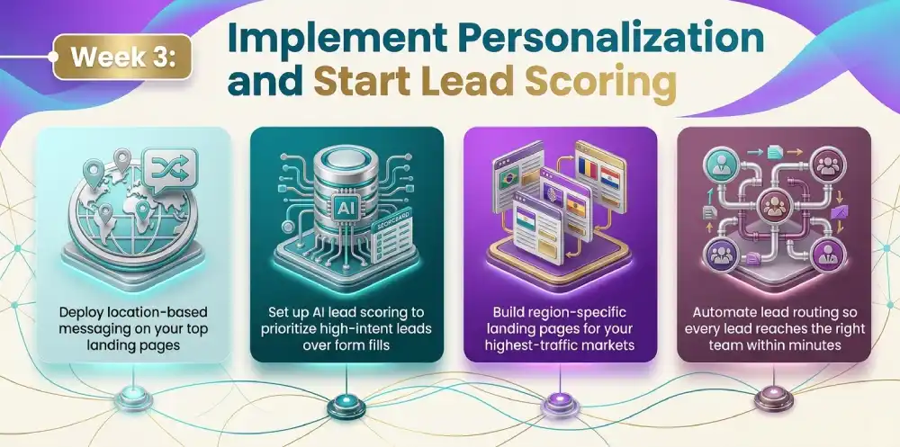 Week 3: Add Personalization and AI Lead Scoring