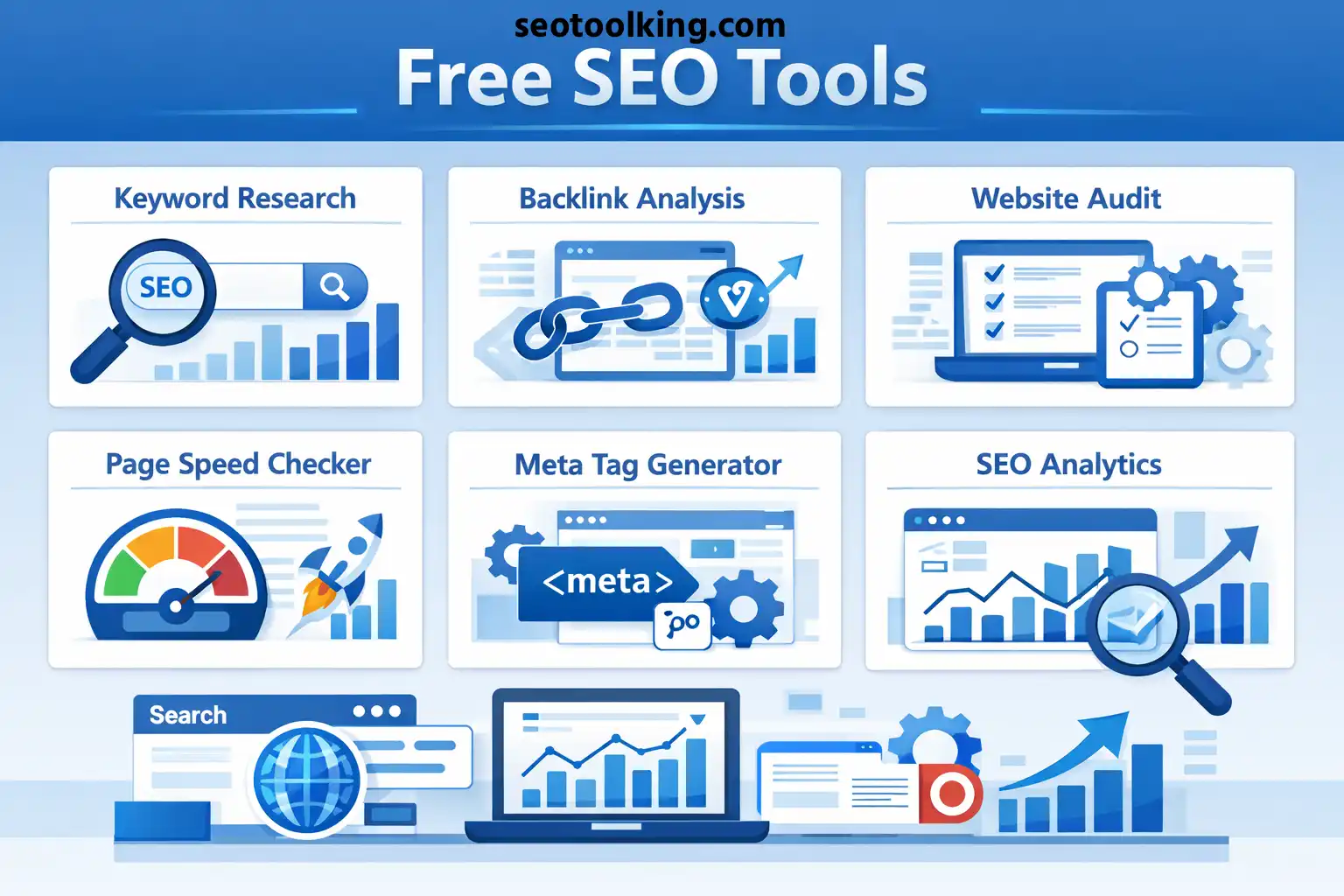 100% Free SEO Tools – seotoolking.com