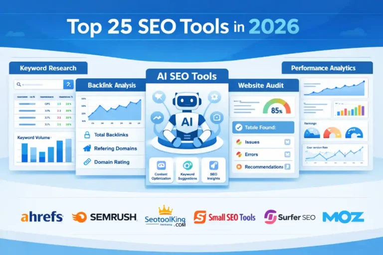 best SEO tools 2026, free SEO tools, paid SEO tools, Ahrefs alternatives, SEMrush review, seotoolking.com, Small SEO Tools, SEO software, keyword research tools, SEO checker